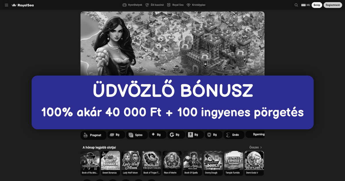 Royalsea Casino welcome bonus